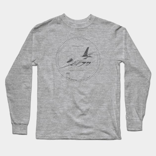 FE•RO•CIOUS F-16 Long Sleeve T-Shirt by WheelsMade